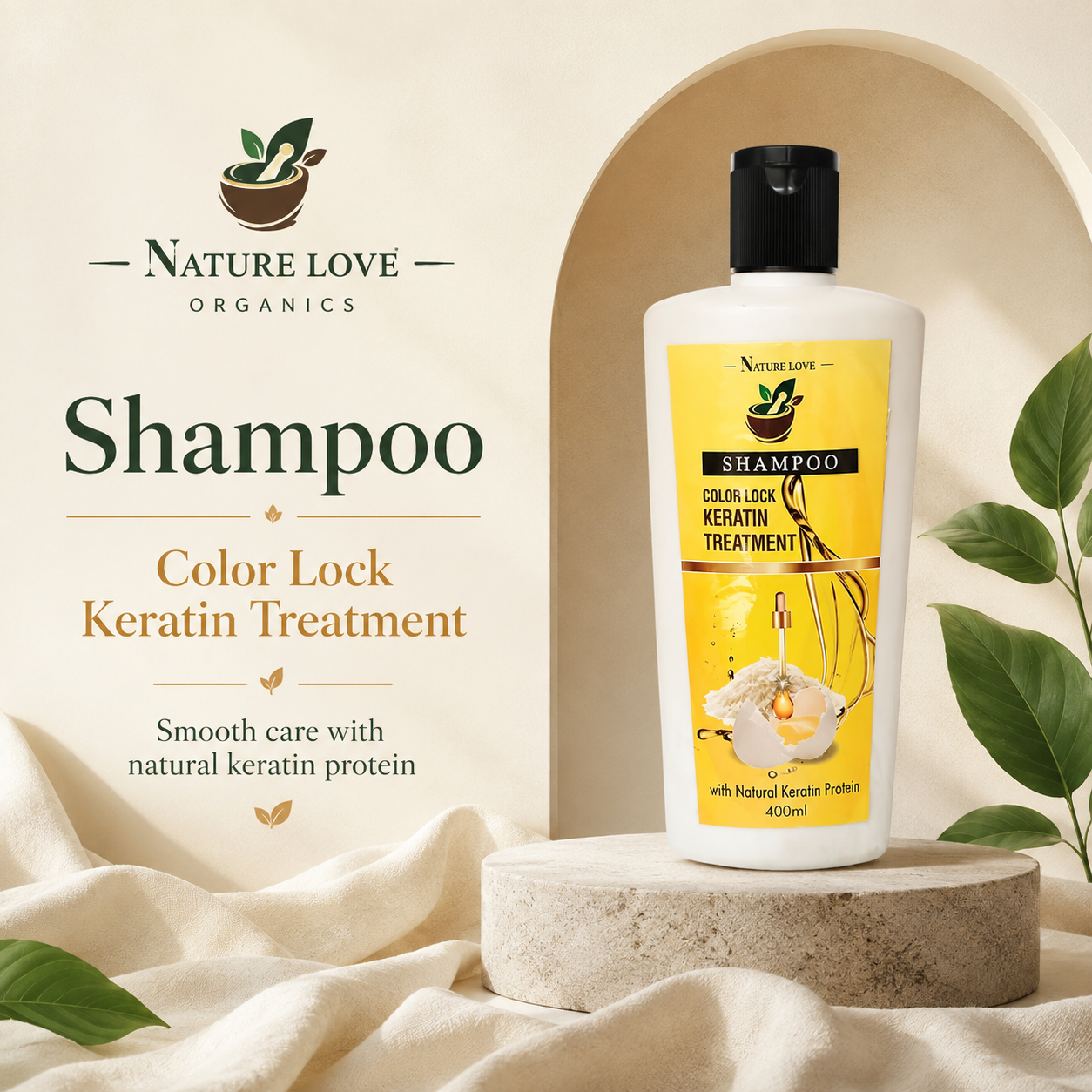 Color Lock Keratin Treatment Shampoo – 400ml
