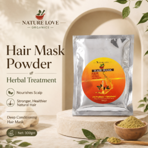 Nature Love Organics Herbal Hair Mask Sachet – 300g