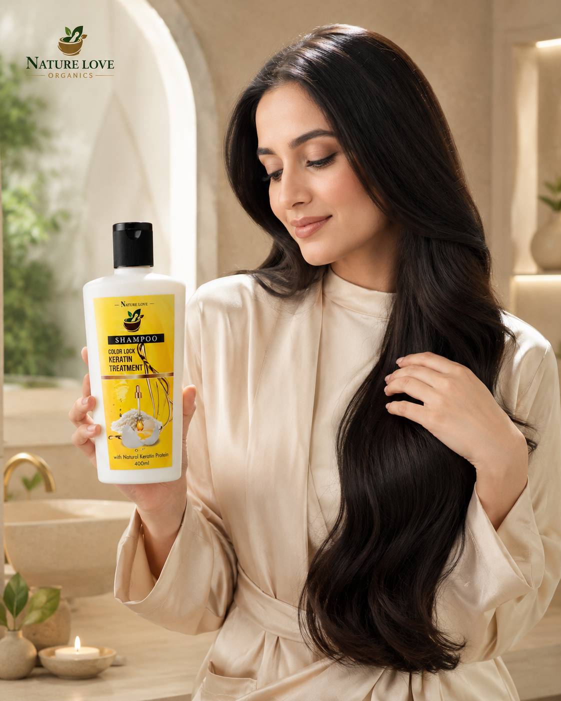 NatureLove Organics skincare products