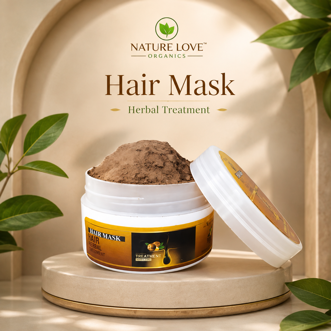 Nature Love Organics 25-Herb Hair Mask - Image 3